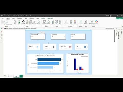 Employee Attrition Data Engineering Project | Azure Data Factory | Azure Databricks | Power BI
