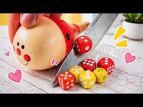 🥗🎶 Fresh Salad with Musical Toys | Stop Motion Cooking & ASMR