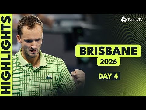 Medvedev vs Tiafoe, Lehecka, Korda, Tien & Opelka Feature | Brisbane 2026 Day 4 Highlights