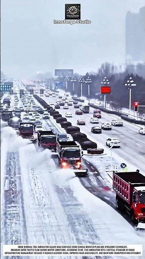 snow removal tool innovation for efficient and safe winter road clearing #innovation