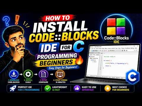 How to Install Code::Blocks IDE for C Programming Beginners 🔥
