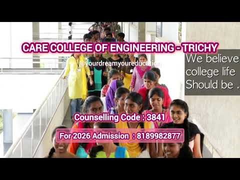 CARE College of Engineering | 2026 Admissions Open | Courses & Placements #CARE #Engineering