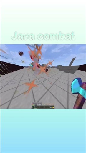 Java combat on bedrock