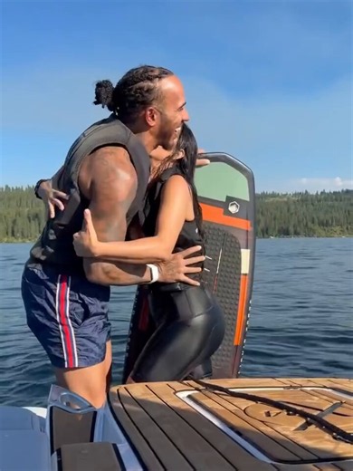 Lewis Hamilton and Kim Kardashian in new video