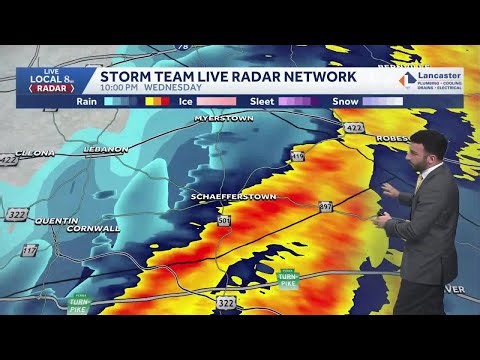 Rain ending overnight, cooler temps continue this week
