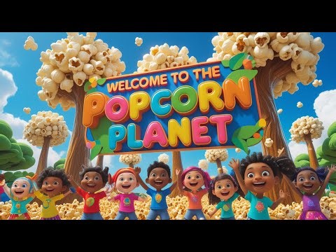 Welcome to the Popcorn Planet | Fun Food Rhyme for Kids | Rhyme Land