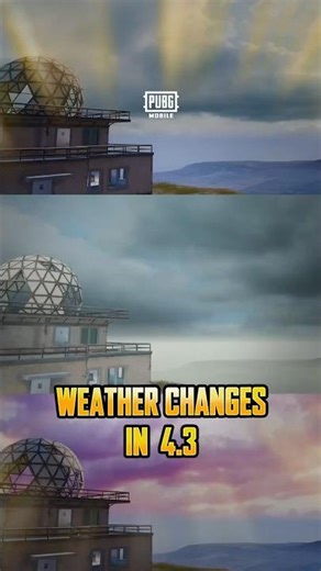 PUBG MOBILE | Weather changes in 4.3