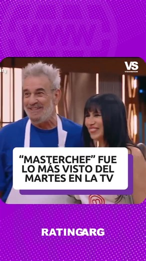 VISIONSHOW on Instagram: "#Rating #Tv #Top10 Estos fueron los programas más vistos del Martes 23 de Diciembre de 2025 en la televisión 🇦🇷 1 #MasterChef 10.9 2 #MasterChef (II) 8.4 3 #Pasapalabra 7.8 4 #TelefeNoticias 7.2 5 #ElNoticieroDeLaGente 7.0 6 #LaTraición 6.9 7 #CortáPorLozano 6.6 8 #Staff 6.5 9 #Aile #LazosDePasión 5.9 10 #PasiónProhibida 5.6 10 #AmorACualquierPrecio 5.6 Y ustedes... ¿Miraron algo ayer Martes en la tele?"