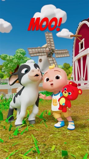 Guess the ANIMAL sound at the farm🐮! Who says MOOO? #shorts #animalshorts