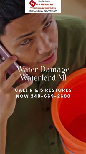 Water Damage Restoration Waterford Mi Call R & S Restores