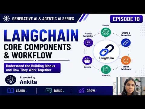 LangChain Components & Workflow Explained | Models, Prompts, Chains & Agents | GenAI Series Ep 10