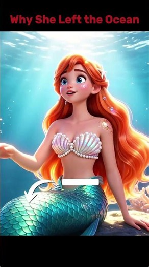 Why She Left the Ocean | The Little Mermaid | English Fairy Tales | 3D Animation #shorts