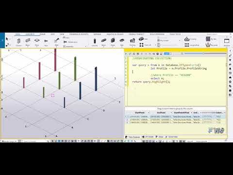 Filtering and highlighting objects in Tekla Structures with TeklaPad