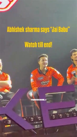 Abhishek Sharma in SRH Meet & Greet 🧡 #abhisheksharma #srh #ipl #indiancricketteam #orangearmy