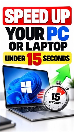 How to Speed Up Your PC or Slow Laptop in 15 Seconds