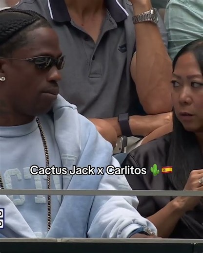 Travis Scott is seated for Carlos Alcaraz’s return to the US Open 🔥