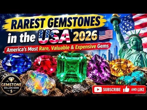 Rarest Gemstones in the USA 2026|America’s Most Rare Valuable & Expensive Gems|Gemstone Dollars Show