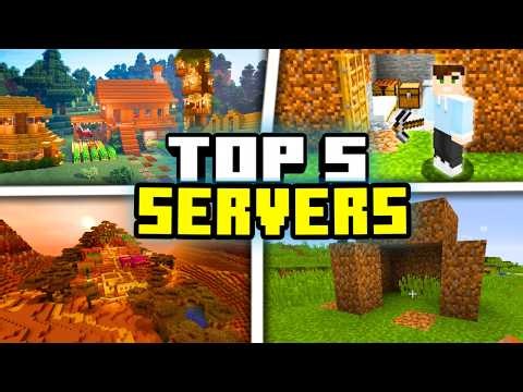 Top 5 Minecraft Servers for Beginners