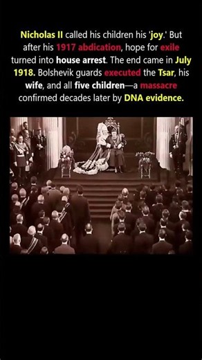 Romanov Family Met Tragic Endv#shorts