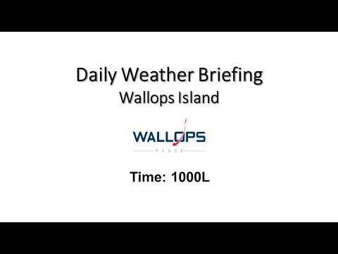 Daily Wallops Island Extended Weather Briefing May 8th 2026