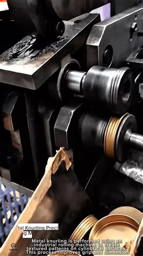 Metal Knurling Precision Work Tool Using Industrial Rolling Machine #worktool
