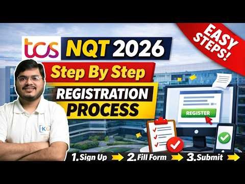 TCS NQT 2026 Registration Process Step by Step | Apply for Drive | DON'T MAKE THESE MISTAKES!