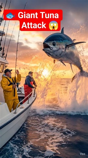 🐟 Giant Tuna Attack Caught On Camera 😱