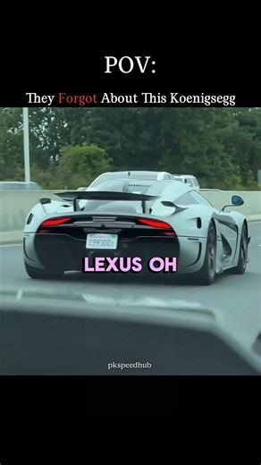They Picked Lexus Over Koenigsegg 💀 #koenigsegg #lexus #reaction #carshorts #pkspeedhub