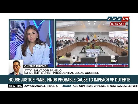 Panelo: SC not issuing TRO on House impeachment proceedings doesn’t mean anything | ANC