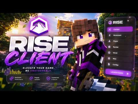 Rise Client - The Best Free Minecraft Hacked Client for Java in 2026! (1.8.9 - 1.21.11+) V2