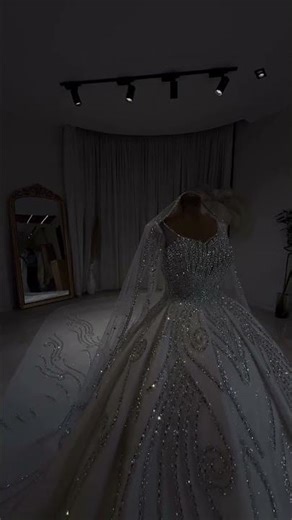 The gown that brings light in darkness #light #wedding #weddingdress #shorts