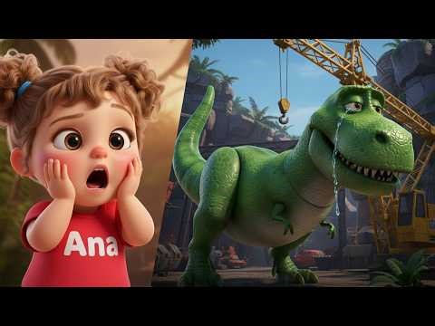 Oh No! Rexy is Stuck! 🦖🆘 Baby Ana’s Heroic Rescue Mission Learn Tools for Kids