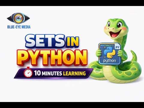 Learn Sets in Python 10 Minute Crash Course