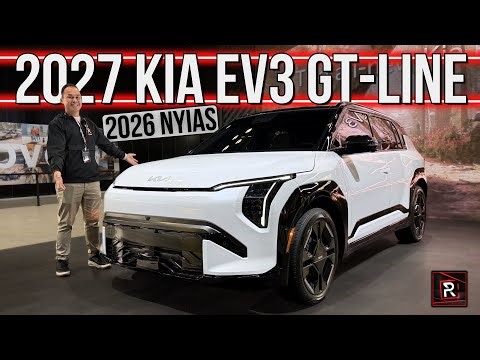 Honey, I Shrunk The EV9! | 2027 Kia EV3 GT-Line | Detailed First Look | 2026 NYIAS