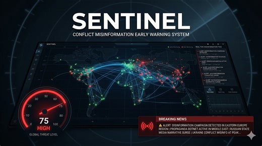 Sentinel — Conflict Misinformation Early Warning System | GenAI Zürich Hackathon 2026