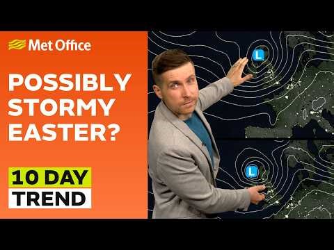 10 Day Trend 01/04/2026 – Low after low for Easter – Met Office weather forecast UK