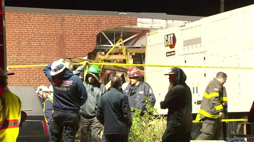 Building stabilized after tractor-trailer crash damages Braintree building