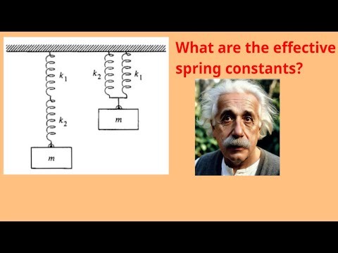 What are the effective spring constants?