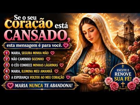 QUANDO TUDO PARECER DIFÍCIL, ESCUTE ESTAS 5 CANÇÕES DE MARIA.