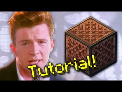 Never Gonna Give You Up - Rick Astley - Minecraft Note Block Tutorial