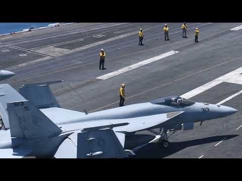 Nimitz Conducts Flight Operations - 4k