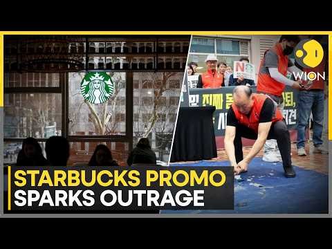 Starbucks Promo Sparks Outrage Over Crackdown Reference | WION News