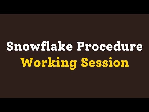 Snowflake Procedures Real Time Use Cases | Snowflake Stored Procedures