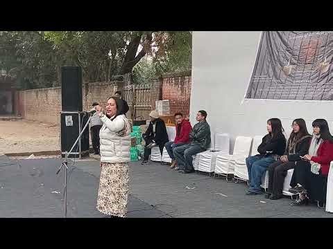 Ms. Szarita Laitphlang, while addressing the Angel Chakma Candle March at Jantar Mantar, New Delhi