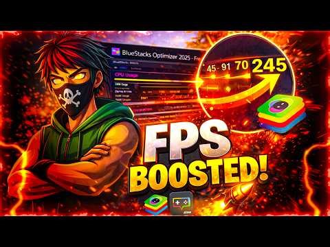 Bluestacks Free Fire Fps Boost | How To Boost Fps In Bluestacks 5 Free Fire🤯How To Increase Fps New