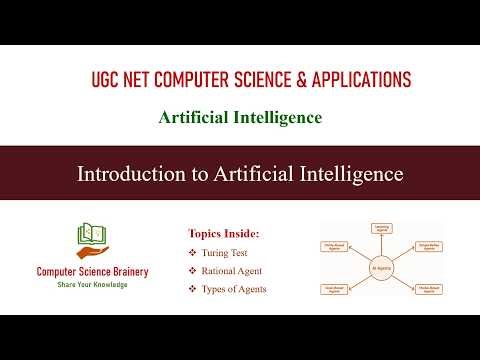 Introduction to AI | Artificial Intelligence | Unit 10-1 | UGC NET Computer Science