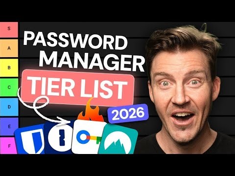 Best password manager TIER LIST 2026 | Password managers RATED