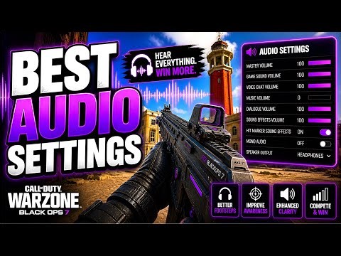 🌟Best Audio Settings To Hear Clear Footsteps On Warzone(After Update)