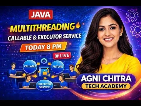 👉 Java Multithreading Live 🔴 | Callable & Executor Service Explained 🔥 | Today 8 PM
