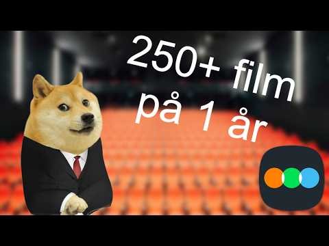Jeg så 250+ film på 1 år